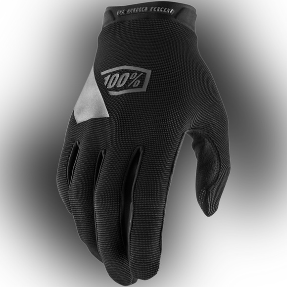 100% YOUTH RIDECAMP BLACK GLOVES SIZE SMALL - Picture 1 of 8